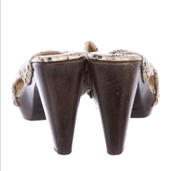 Jimmy Choo Python studded heels - Picture 4 of 4